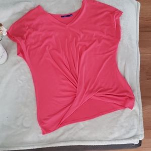 APT9 coral pink shirt size XL NWT